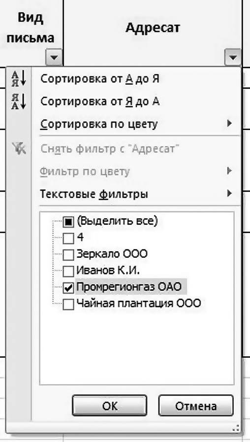 Инструкция о порядке отправления писем