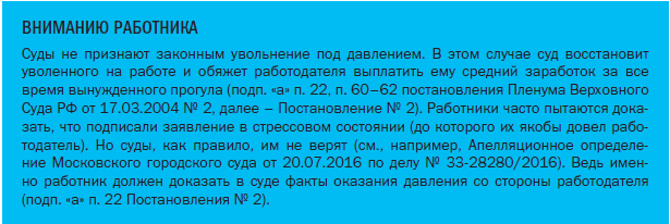 Контрольная работа: Увольнение по собственному желанию