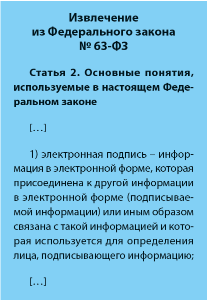 что такое электронная подпись