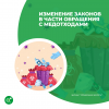 Изменение законов в части обращения с медотходами