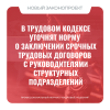 В Трудовом кодексе уточнят норму о заключении срочных трудовых договоров с руководителями структурных подразделений