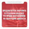 Предлагается закрепить в Трудовом кодексе РФ право наставников на получение доплаты