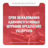 Срок обжалования административных штрафов предлагают увеличить