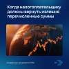 Когда налогоплательщику должны вернуть излишне перечисленные суммы
