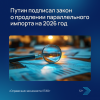 Путин подписал закон о продлении параллельного импорта на 2026 год